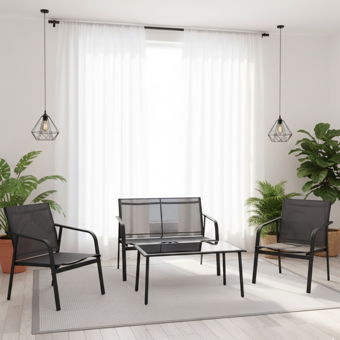 Set Aero 3 Sofás y 1 Mesa de Centro 1