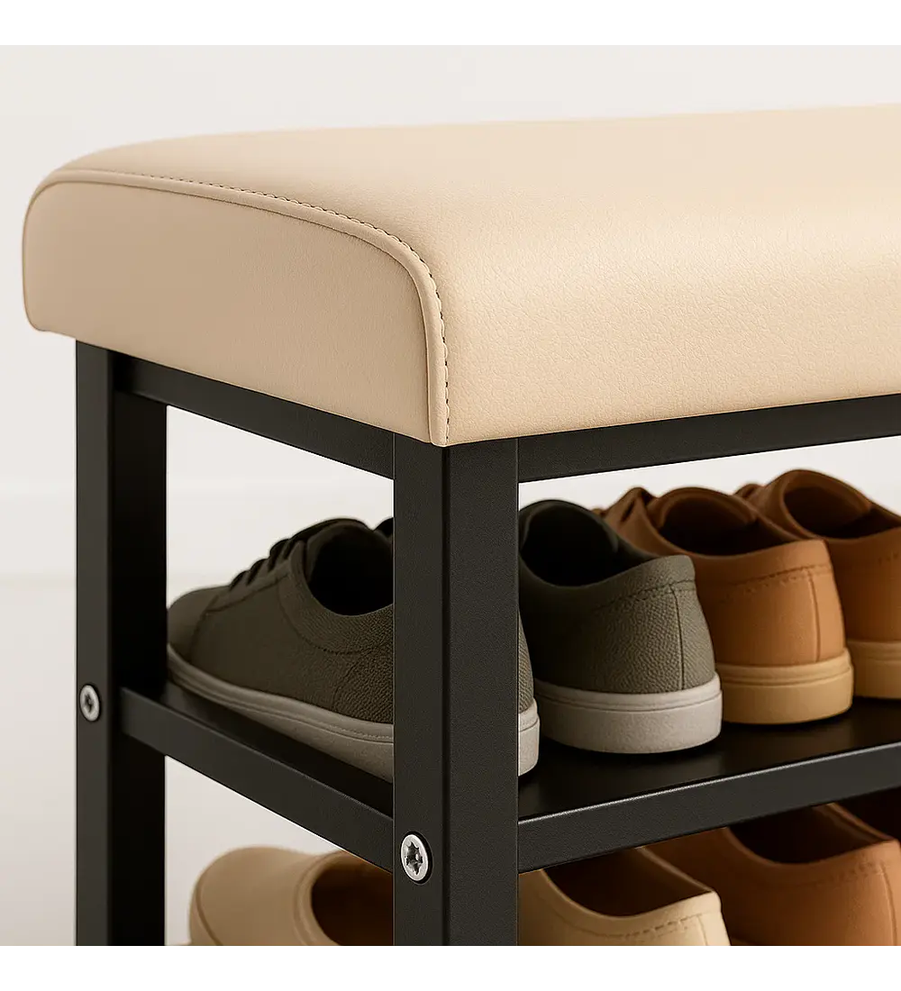 Zapatero con Asiento Confort Blanco