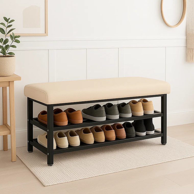 Zapatero con Asiento Confort Blanco 2