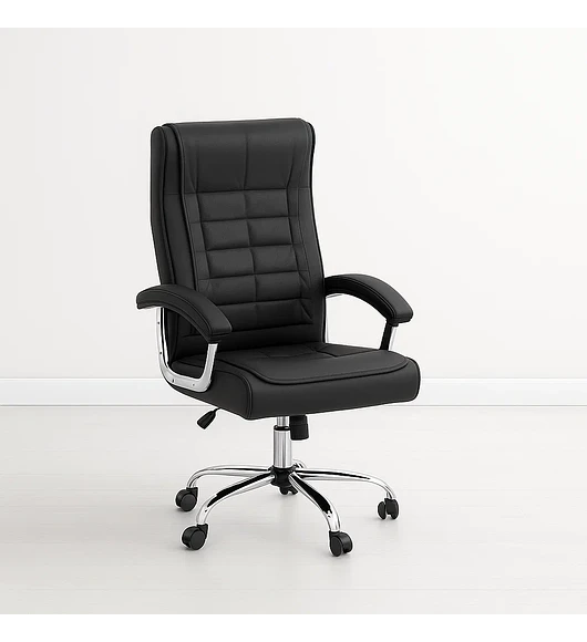 Silla Toscana Ejecutiva de Oficina - Negro