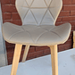 2da Seleccion.- Sillas Mariposa Wood Beige Oscuro - Miniatura 2