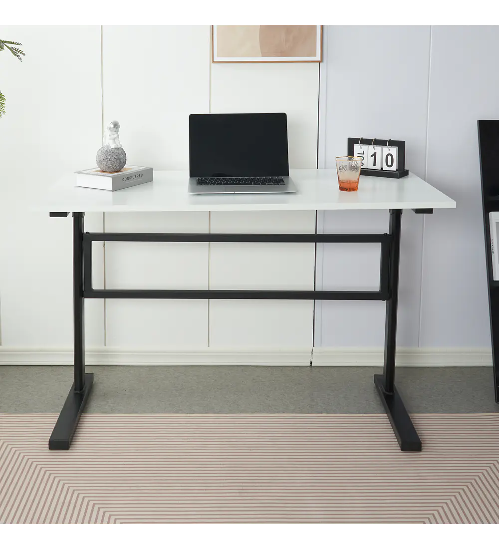 2da Mano.- Escritorio de Trabajo con Altura Regulable Standing desk - Blanco