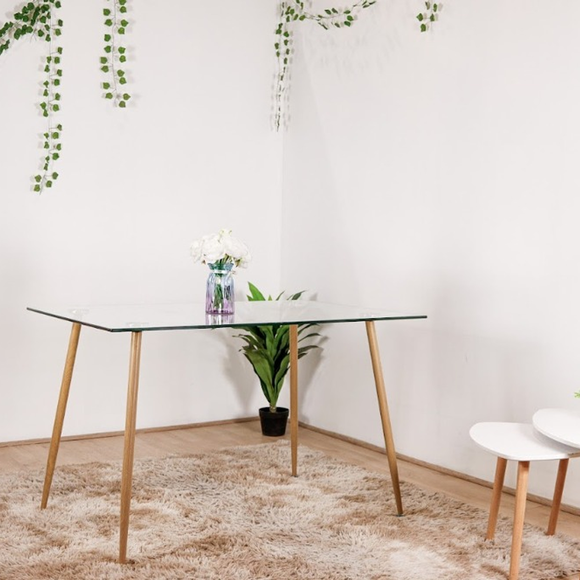 Comedor Rubi 120x80cm + 4 Sillas Tulip Mesh 5