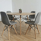 Comedor Mesa Wood 120cm + 4 Sillas Eames Capitonne - Miniatura 12
