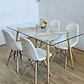 Comedor Rubi 120x80cms + 4 Sillas Eames Capitonne Ecocuero - Miniatura 2