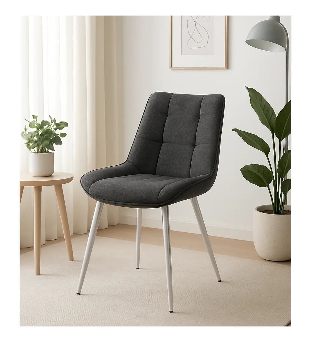 Silla Arpi Smoke Silver