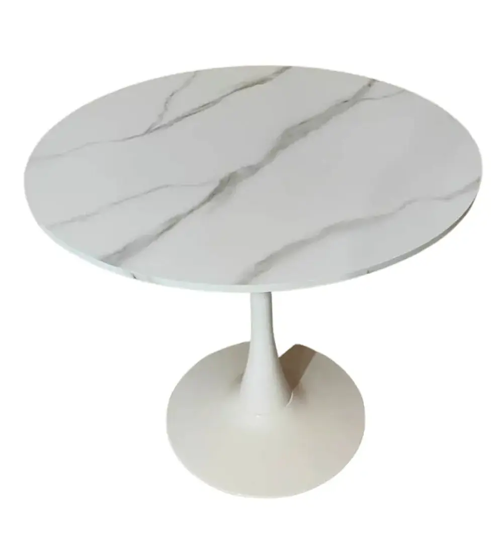 Mesa Tulip Cubierta Cuarzo 100cms