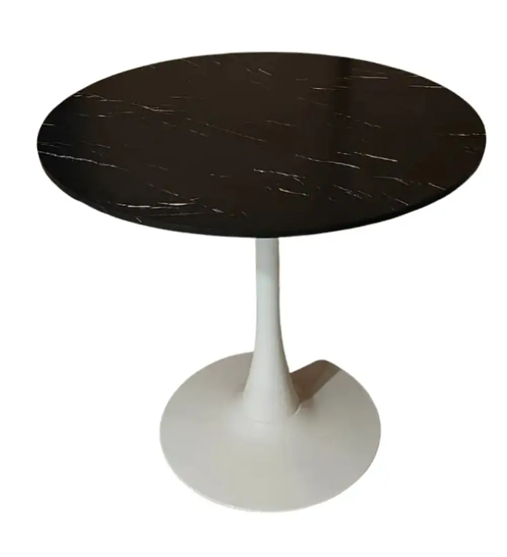 Mesa Tulip Cubierta Cuarzo 100cms