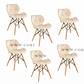 Pack 6 Silla Eames Mariposa Ecocuero - Miniatura 6