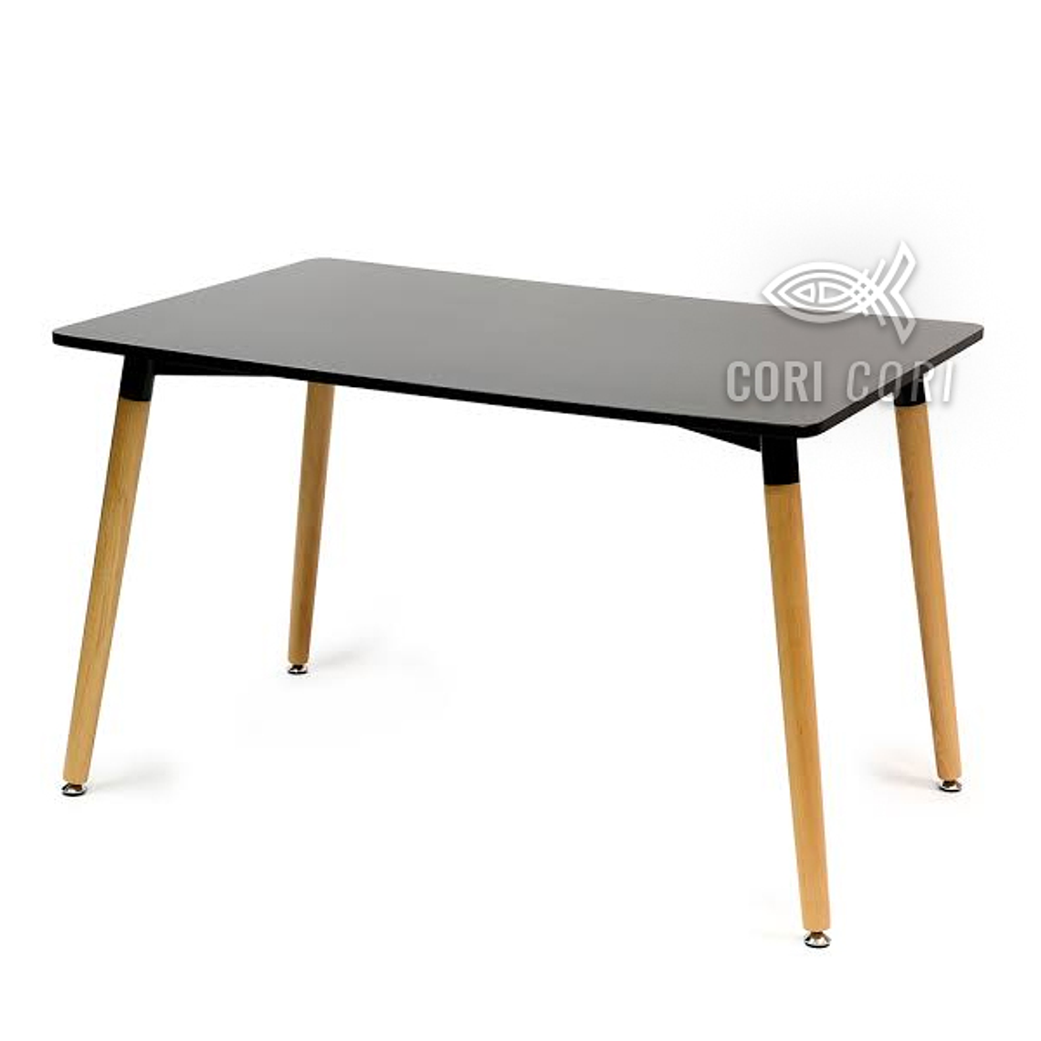 Comedor Mesa Rectangular Melamina 130x80cm + 4 Sillas Windsor  20