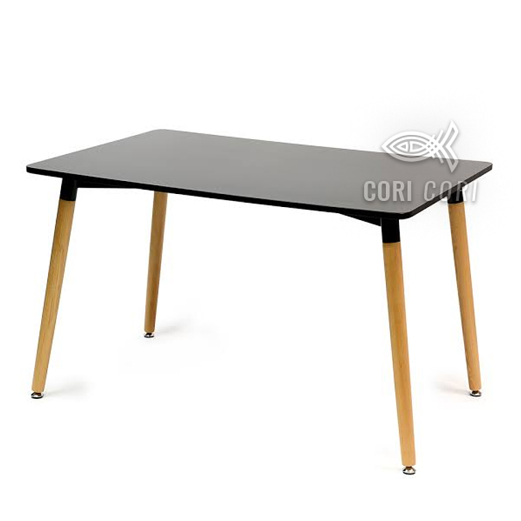 Comedor Mesa Rectangular Melamina 130x80cm + 4 Sillas Windsor  20