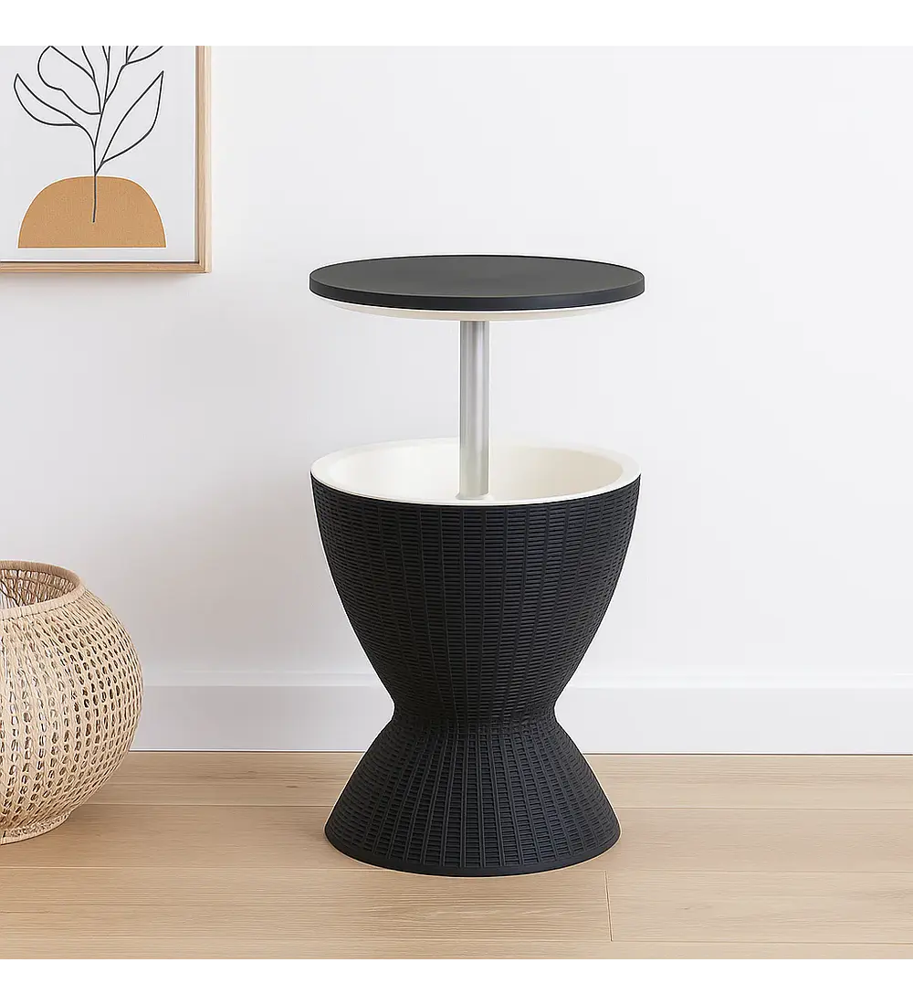 Mesa Alta Nami Outdoor Multifuncional de Rattan Sintético