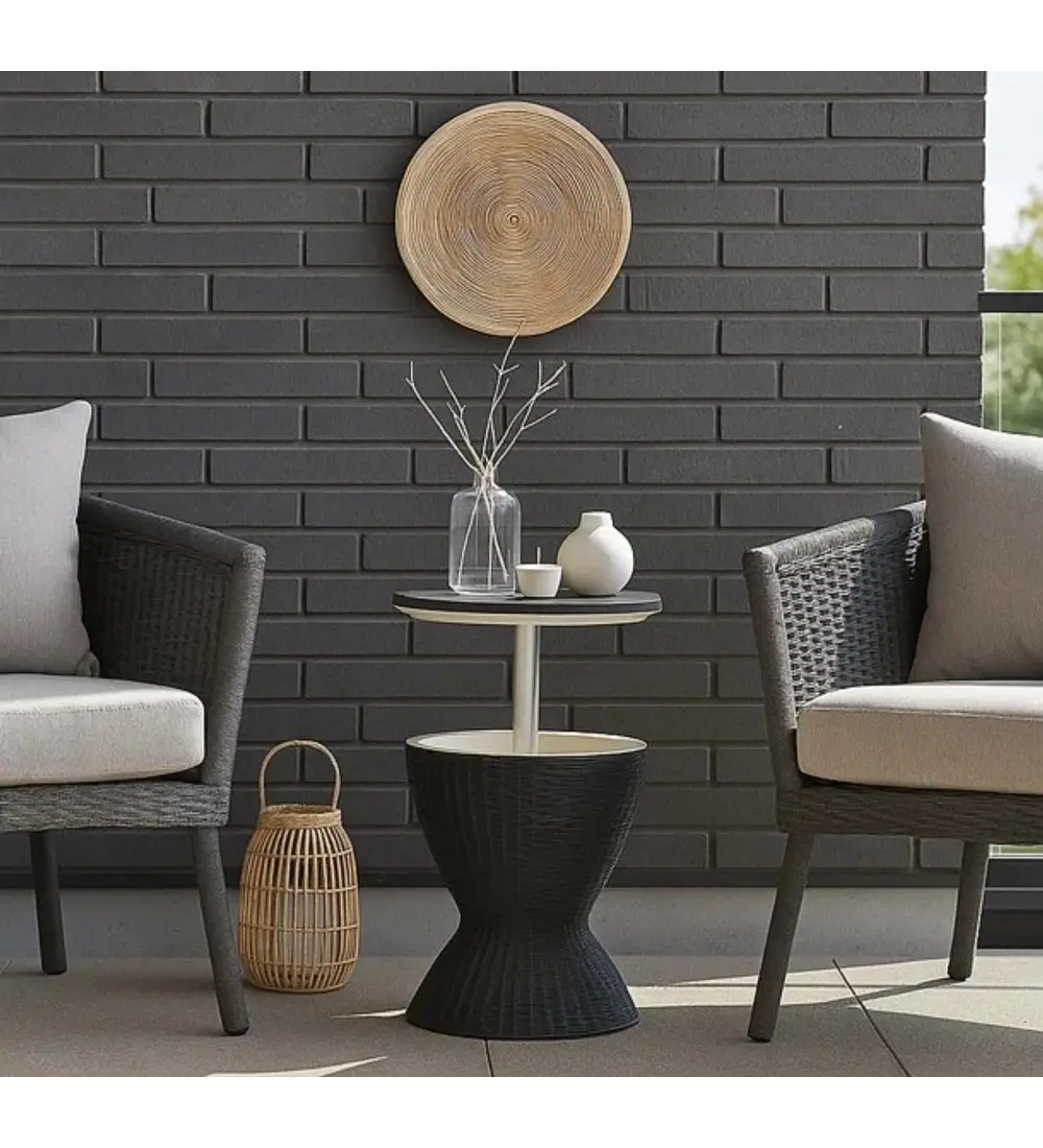 Mesa Alta Nami Outdoor Multifuncional de Rattan Sintético