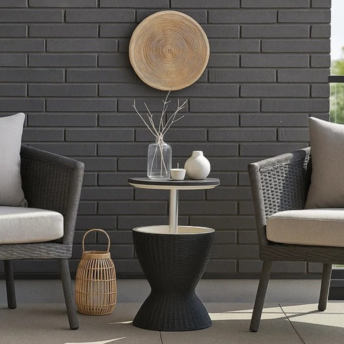 Mesa Alta Nami Outdoor Multifuncional de Rattan Sintético 6