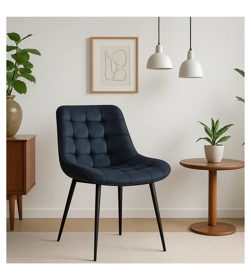 Silla Capitonne Top Vintage Black