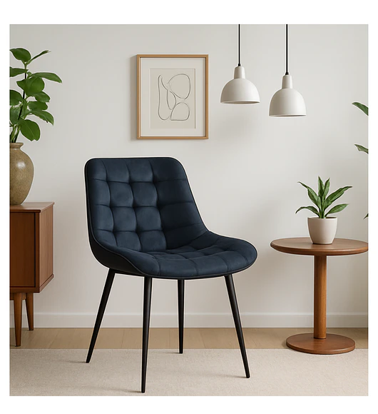 Silla Capitonne Top Vintage Black
