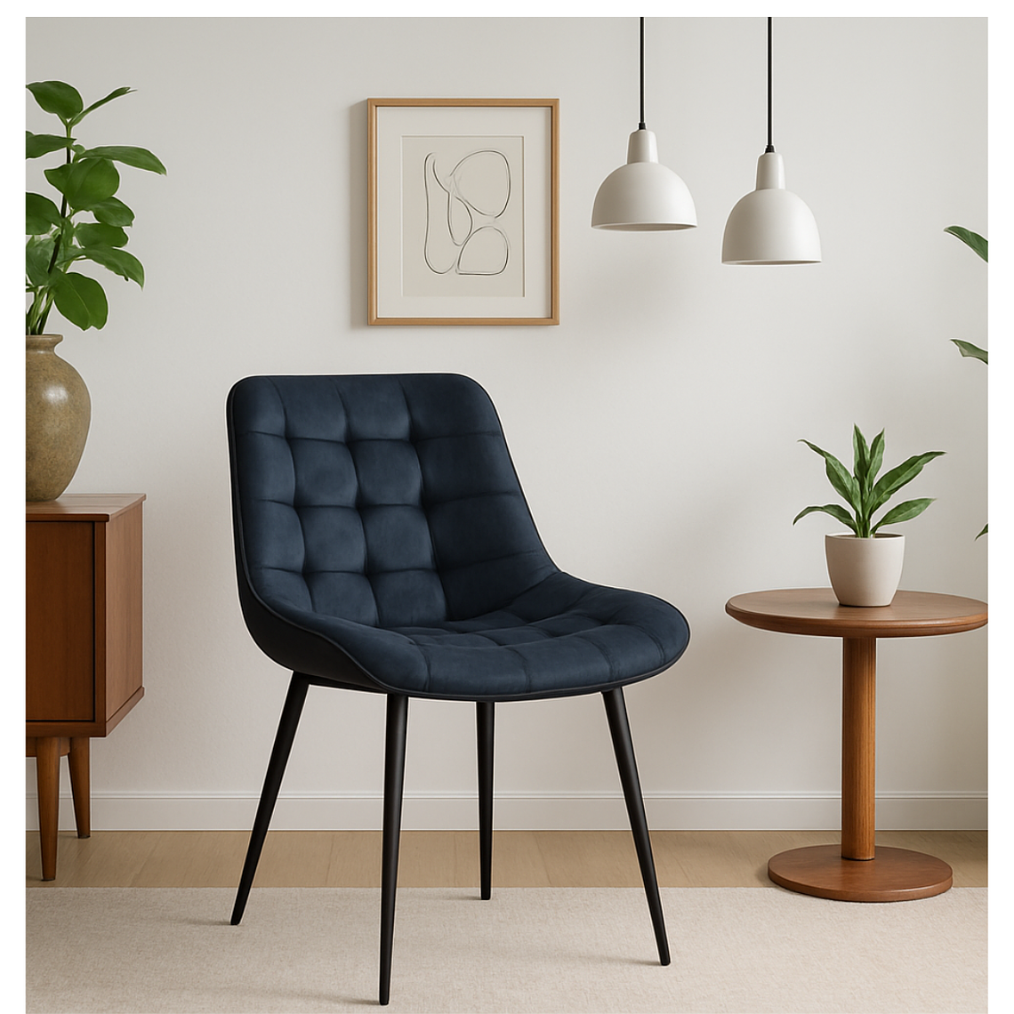 Silla Capitonne Top Vintage Black 1