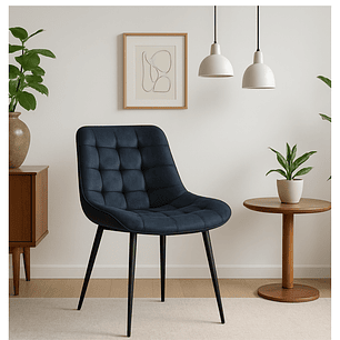 Silla Capitonne Top Vintage Black