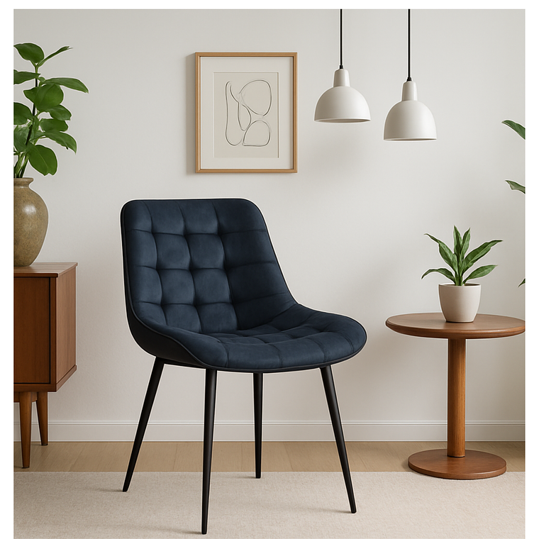 Silla Capitonne Top Vintage Black 1