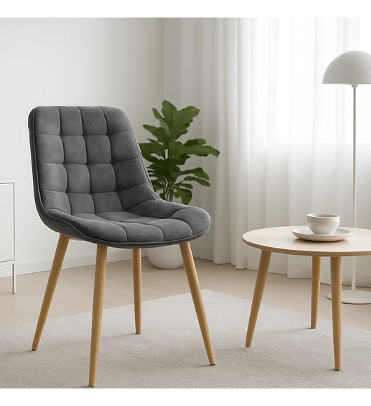 Silla Capitonne Top Vintage Wood 