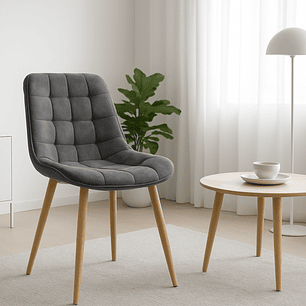 Silla Capitonne Top Vintage Wood 