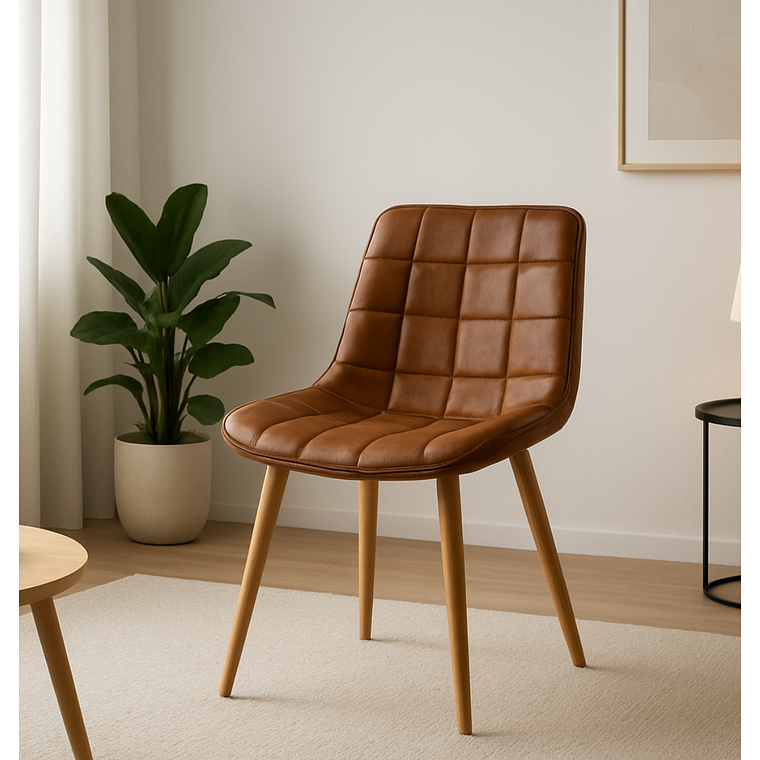 Silla Capitonne Top Vintage Wood  4