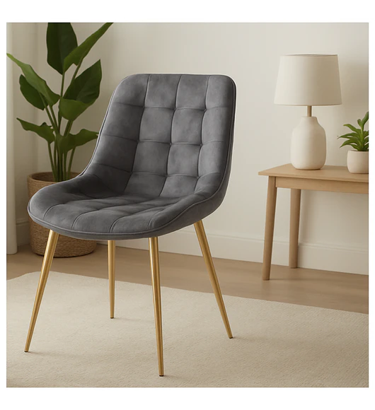 Silla Capitonne Top Vintage Gold 