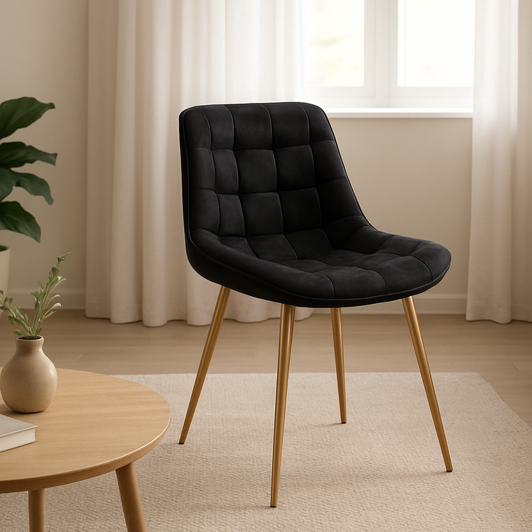 Silla Capitonne Top Vintage Gold  7