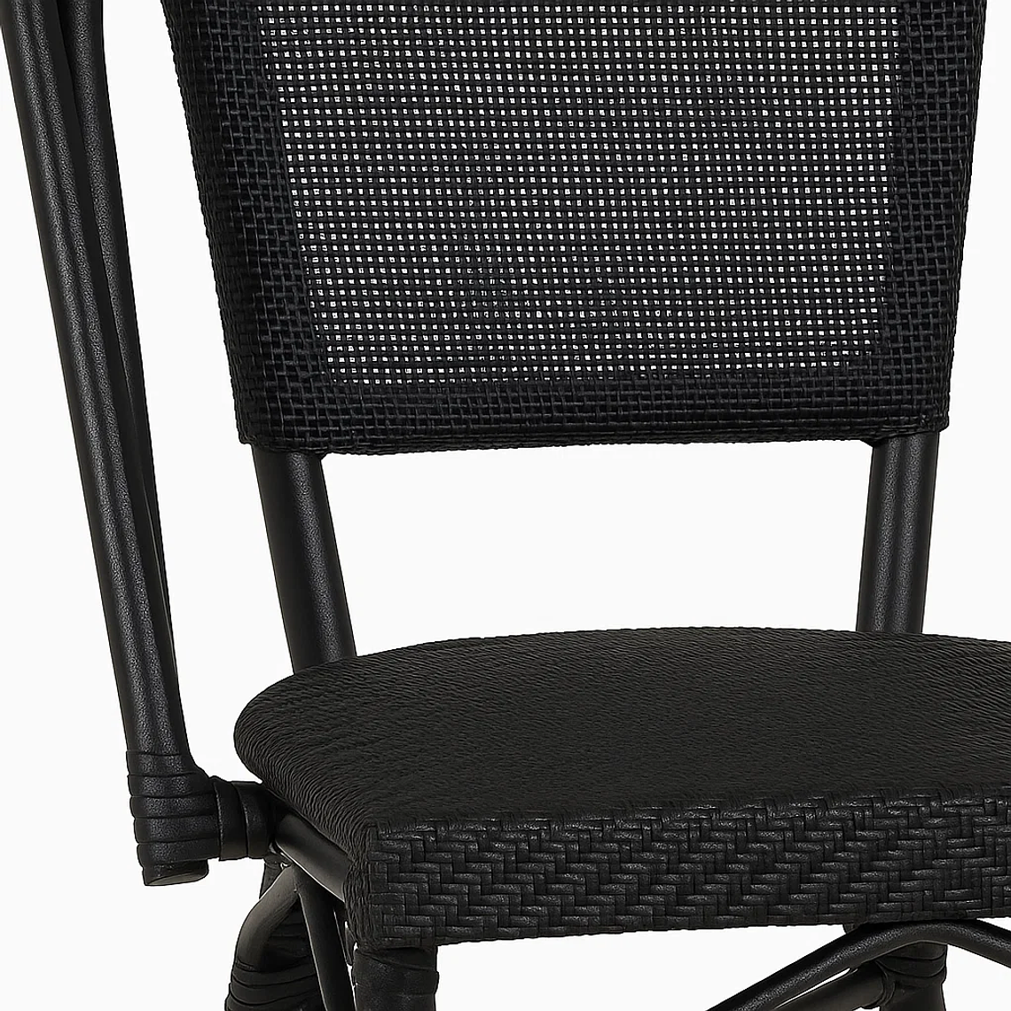 Silla Bistro Parisina Textileno - Negro 4