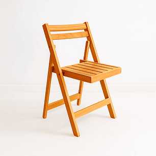 Silla Duna Plegable de Madera Natural