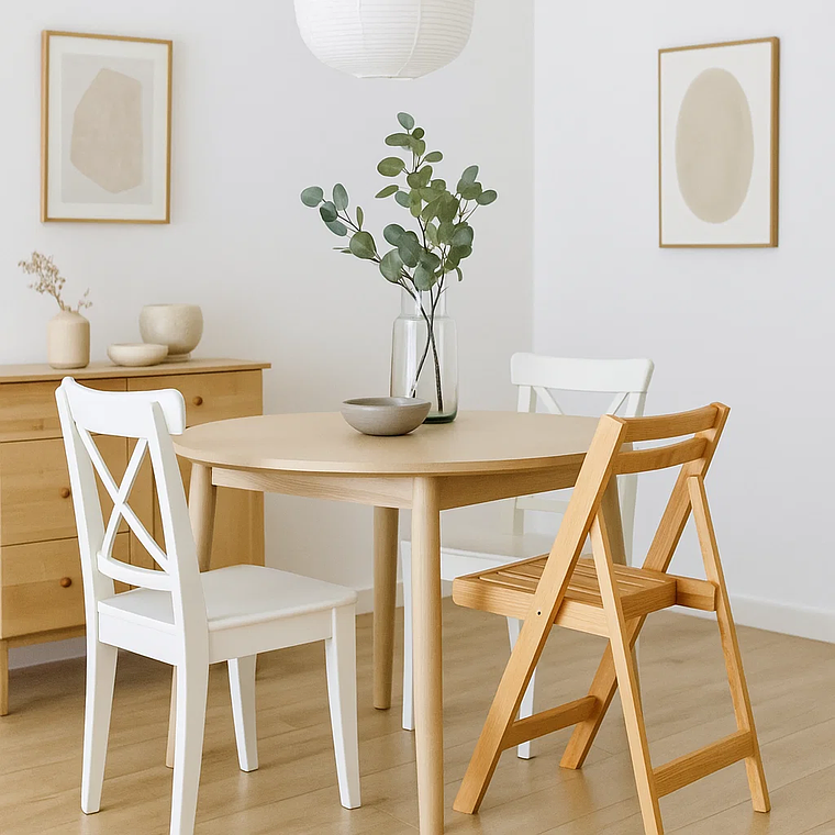 Silla Duna Plegable de Madera Natural 4