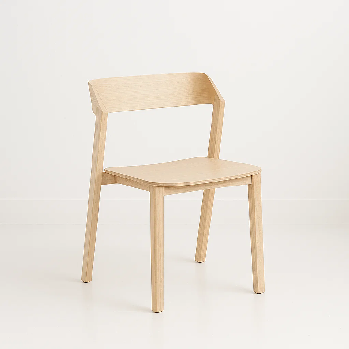 Silla de Comedor Madera Rover Viena Natural 1