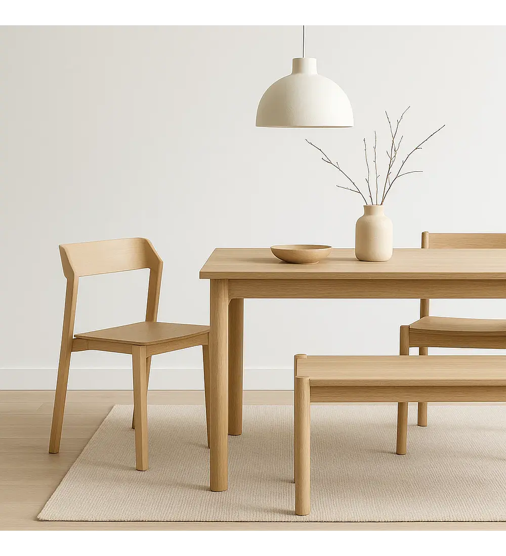 Silla de Comedor Madera Rover Viena Natural