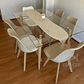  Mesa Crox 140 x 80cms +  6 Sillas Tulip - Miniatura 11