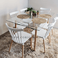 Mesa Crox 140 x 80cms +  6 Sillas Windsor - Miniatura 6