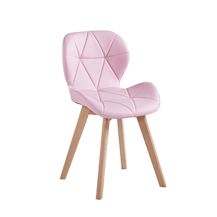 2da Seleccion.- Silla Mariposa Ecocuero Wood Rosa