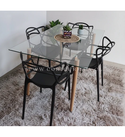Mesa Crox 140x80cms + 4 Sillas Master
