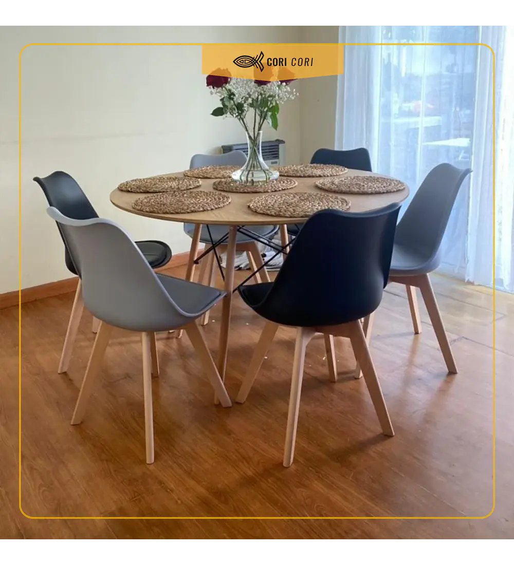 2da Seleccion.- Mesa Wood Eames 120cm