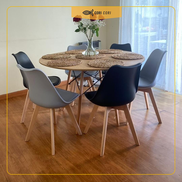 2da Seleccion.- Mesa Wood Eames 120cm 2