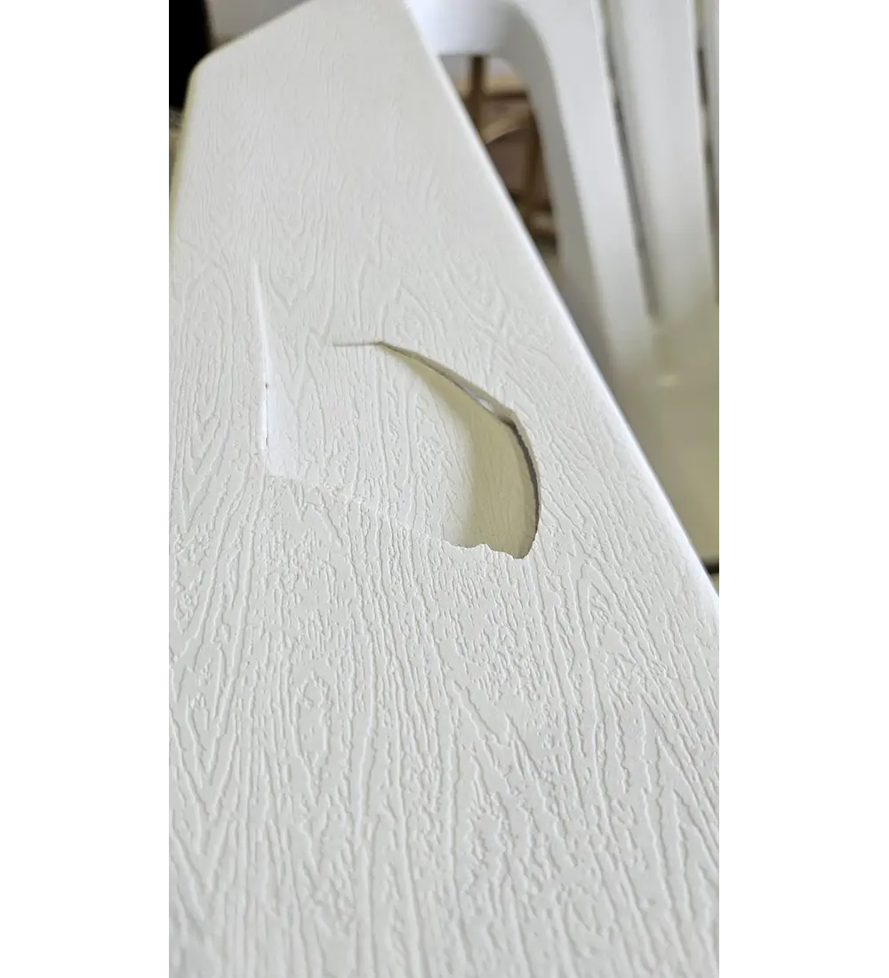2da Seleccion.- Silla Adirondack de Terraza Blanca