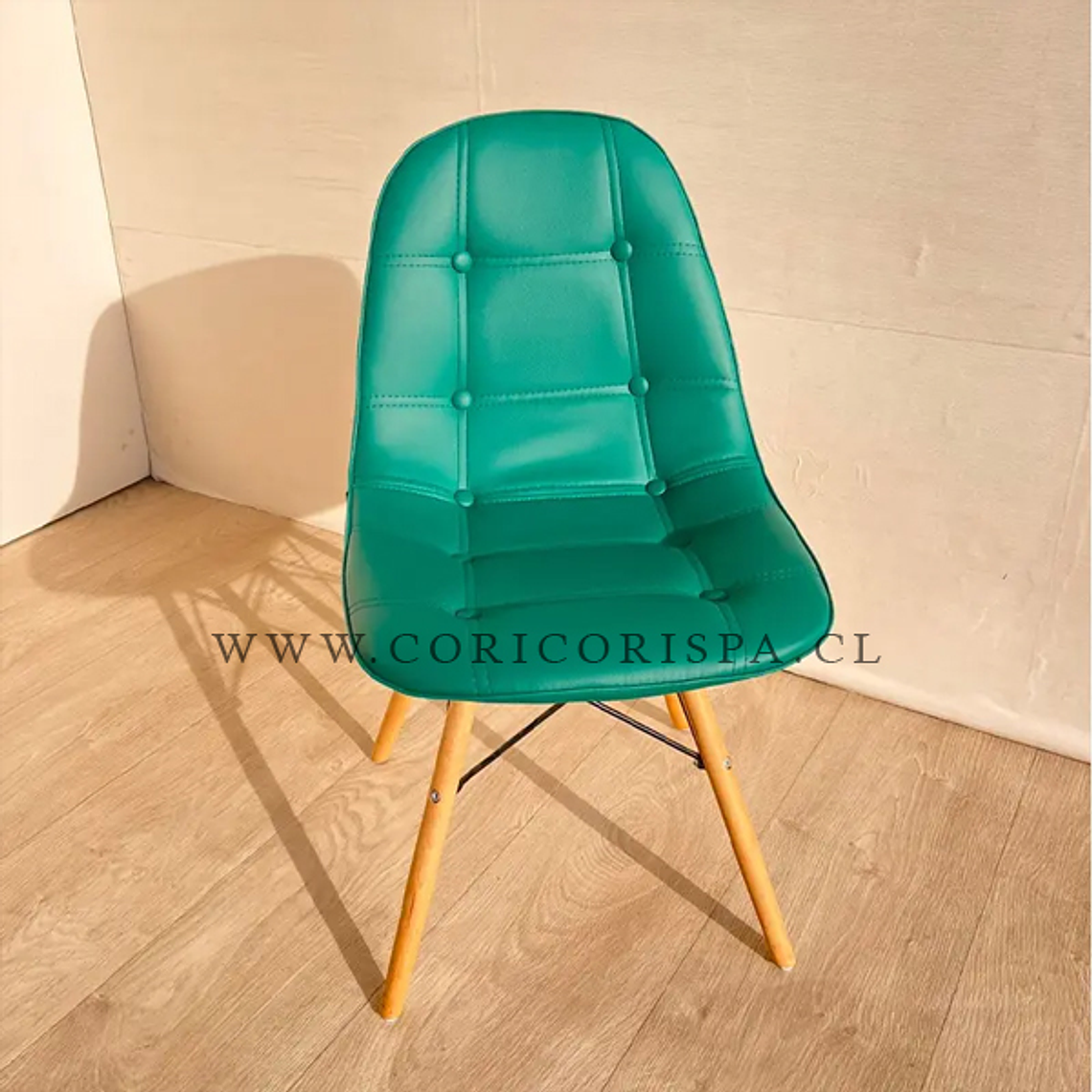 2da Seleccion.- Silla Eames Capitonné Verde 1