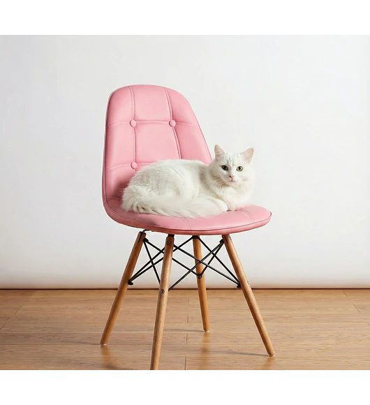2da Seleccion.- Silla Eames Capitonné Rosa
