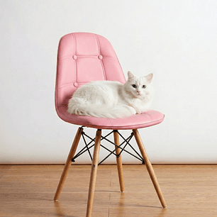 2da Seleccion.- Silla Eames Capitonné Rosa