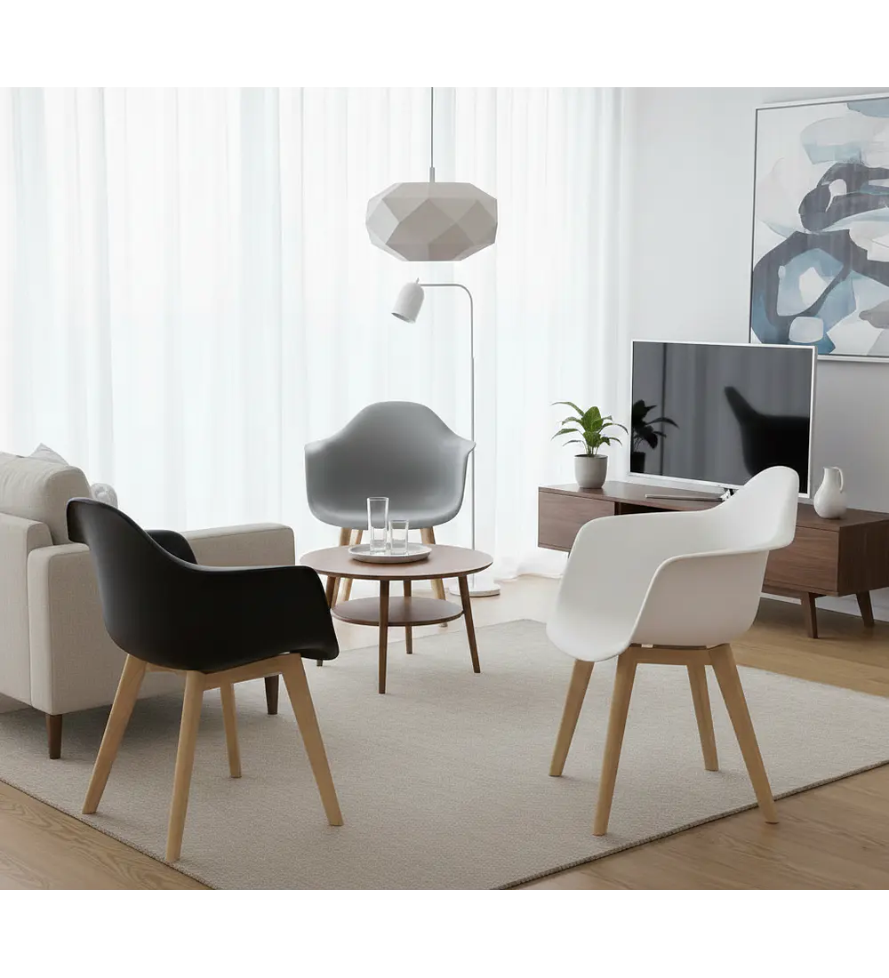 Butaca Eames Wood