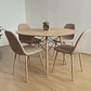 Comedor Mesa Wood 100cm +  4 Sillas Scoop  - Miniatura 9