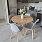 Comedor Mesa Wood 100cm + 4 Sillas Tulip   - Miniatura 8