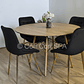 Comedor Mesa Wood 100cm + 4 Sillas Capitonne Top - Miniatura 7
