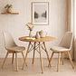 Comedor Mesa 80cm Wood + 2 Sillas Tulip - Miniatura 4