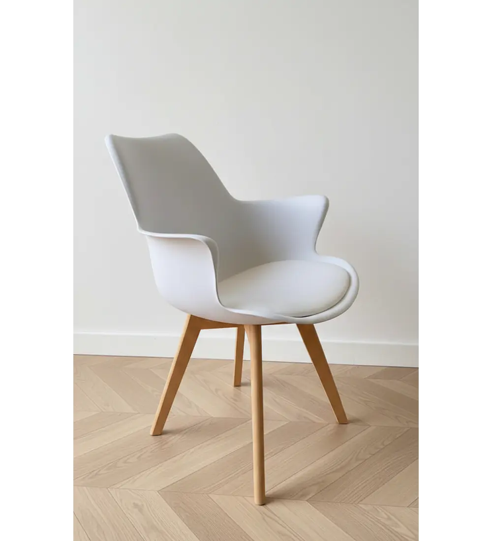 Butaca Eames Wood con Cojin