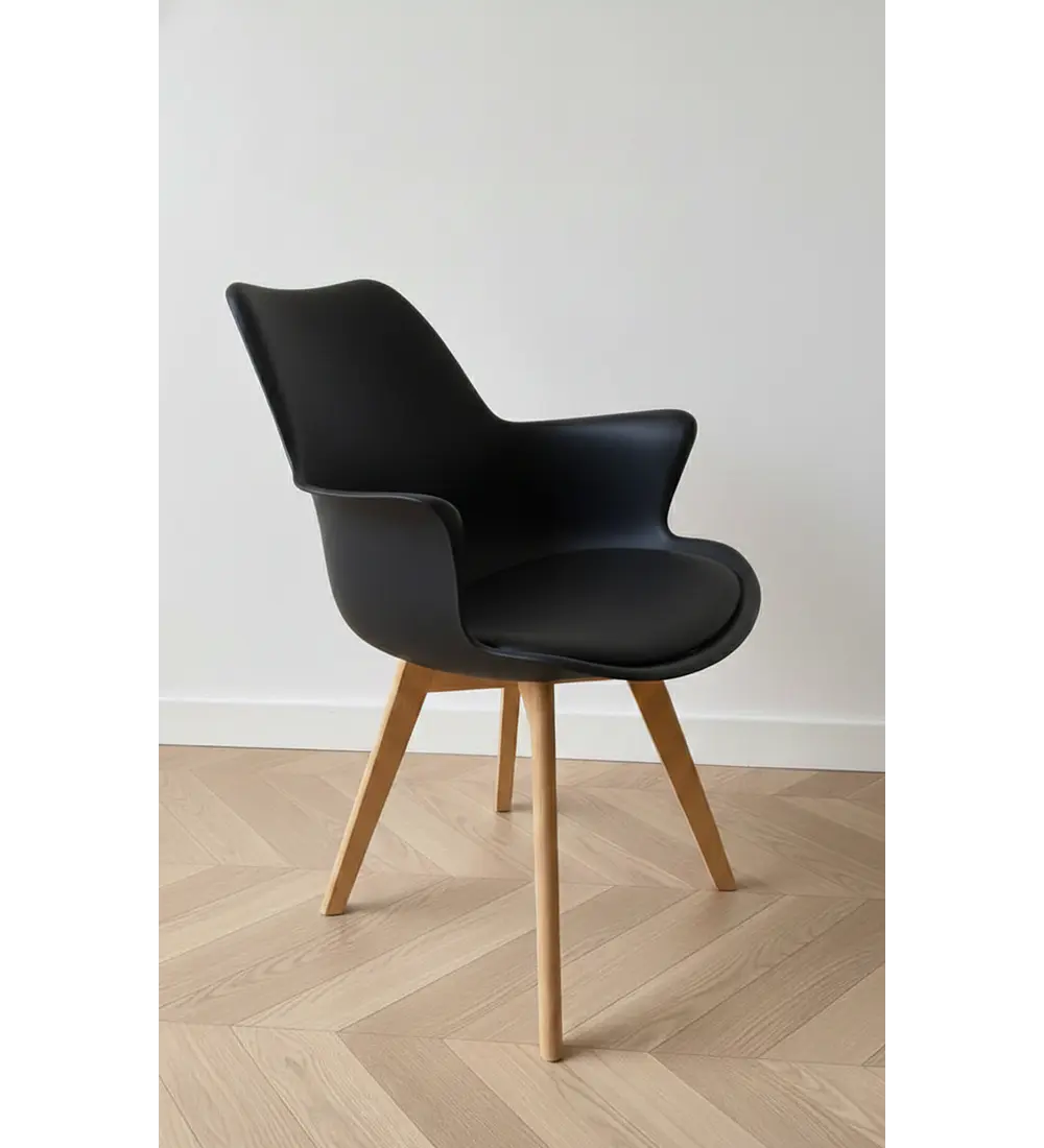 Butaca Eames Wood con Cojin